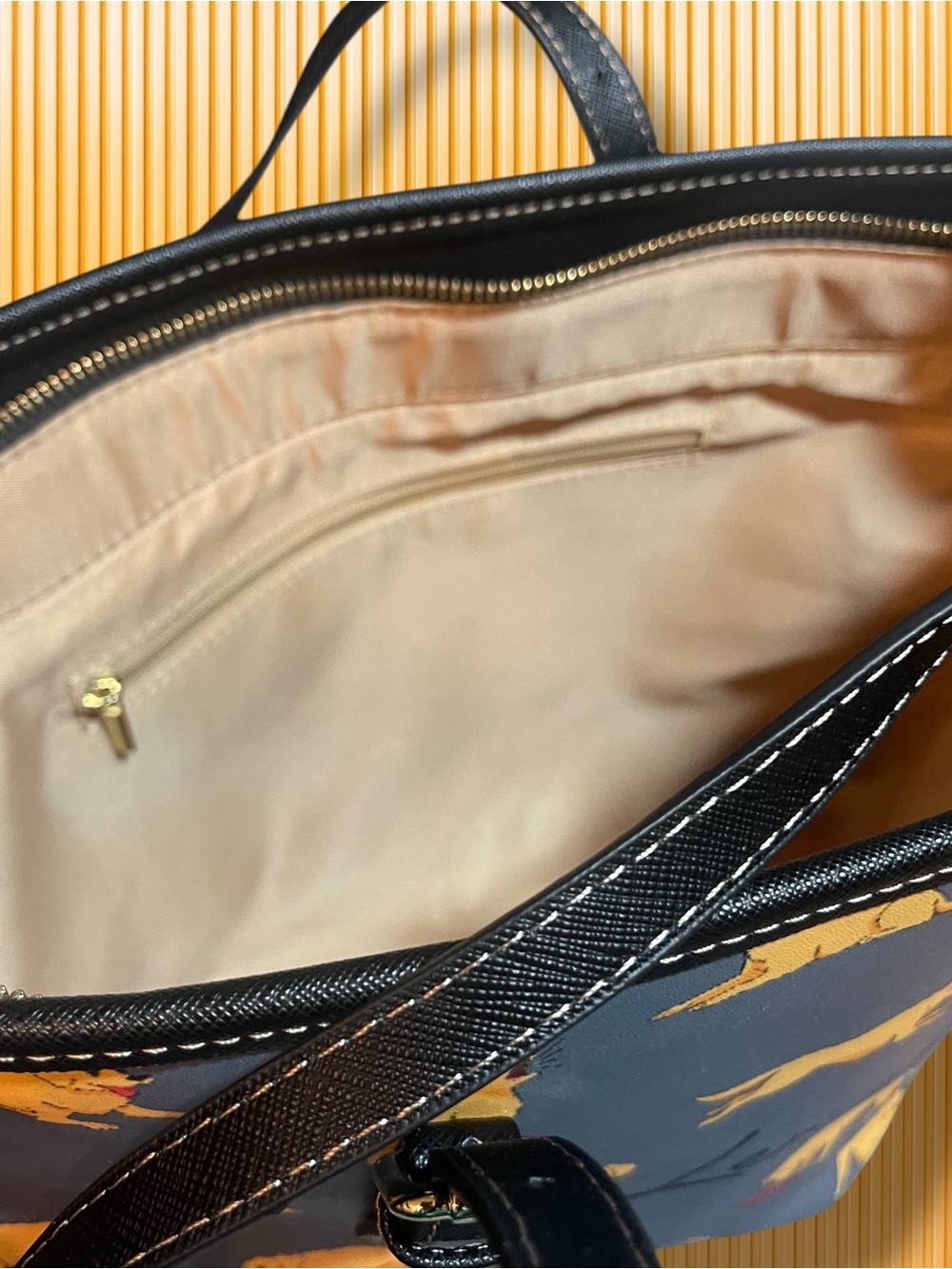 ✨ LerueL Golden Retriever Tote Bag | Cute Dog Mom Shoulder Handbag Blue 🐶 - Picture 12 of 15
